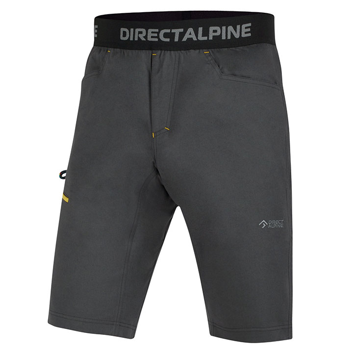 kraťasy DIRECT ALPINE Solo Short 1.0 anthracite/lime